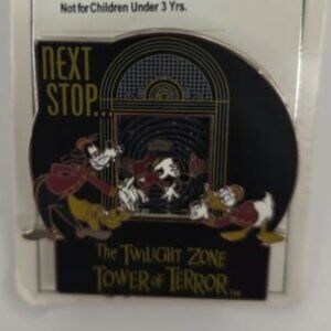 Disney Parks Tower of Terror Twilight Zone Moving Pin NEXT STOP PB1B8